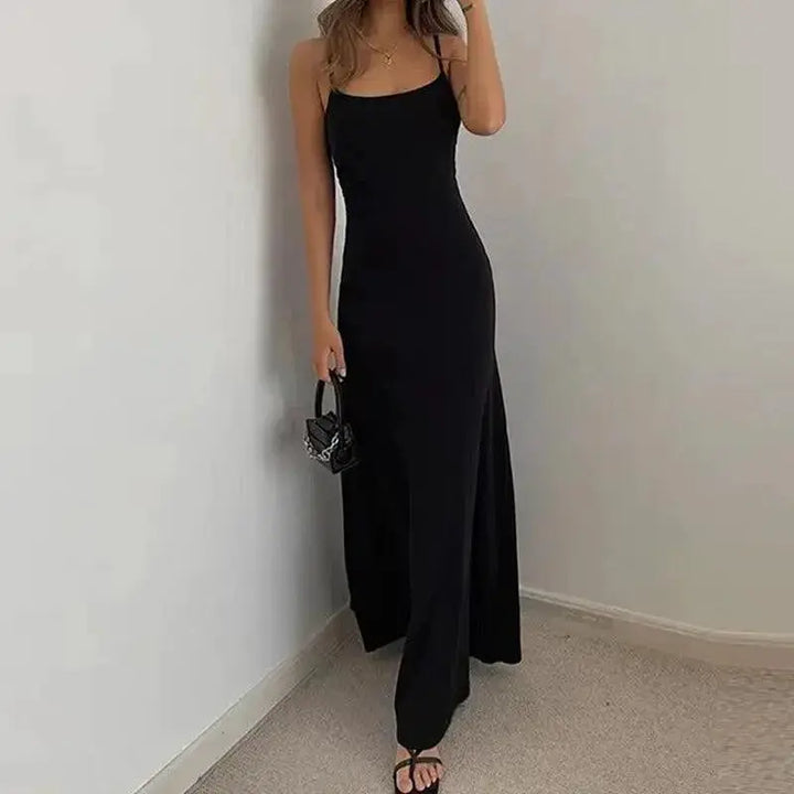 Slim Backless Bodycon Beach Dress Elegant Womens Party Wear