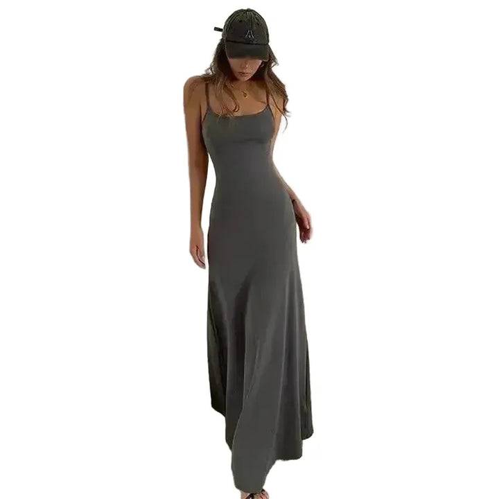 Slim Backless Bodycon Beach Dress Elegant Womens Party Wear