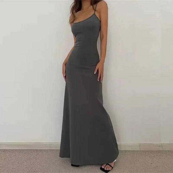 Slim Backless Bodycon Beach Dress Elegant Womens Party Wear