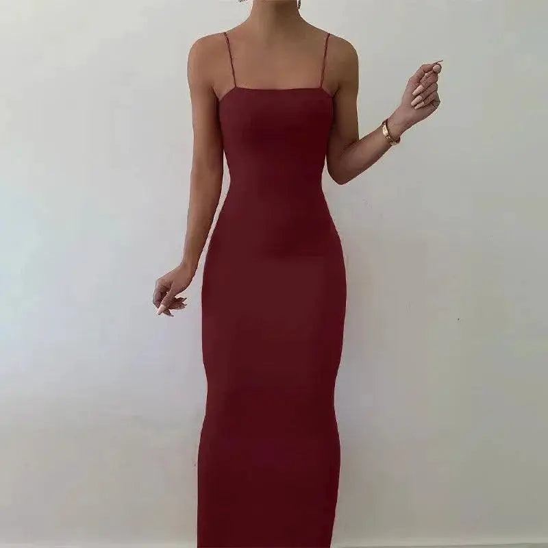 Summer Black Backless Bodycon Dress For Elegant Parties
