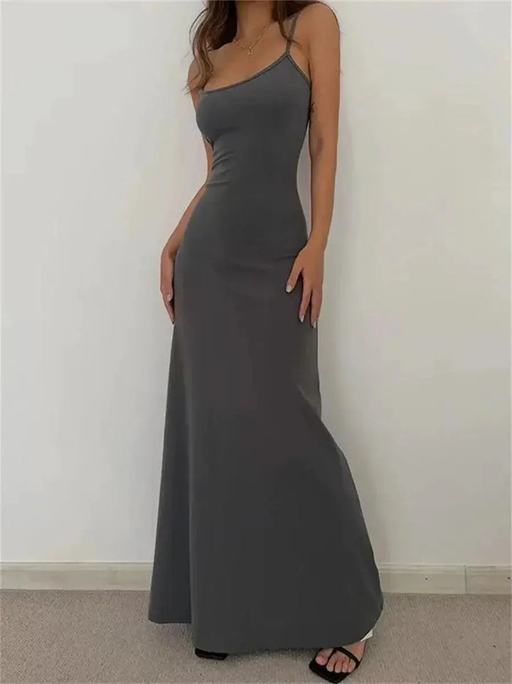 Summer Chic RibbonFish Halter Bodycon Dress Comfort