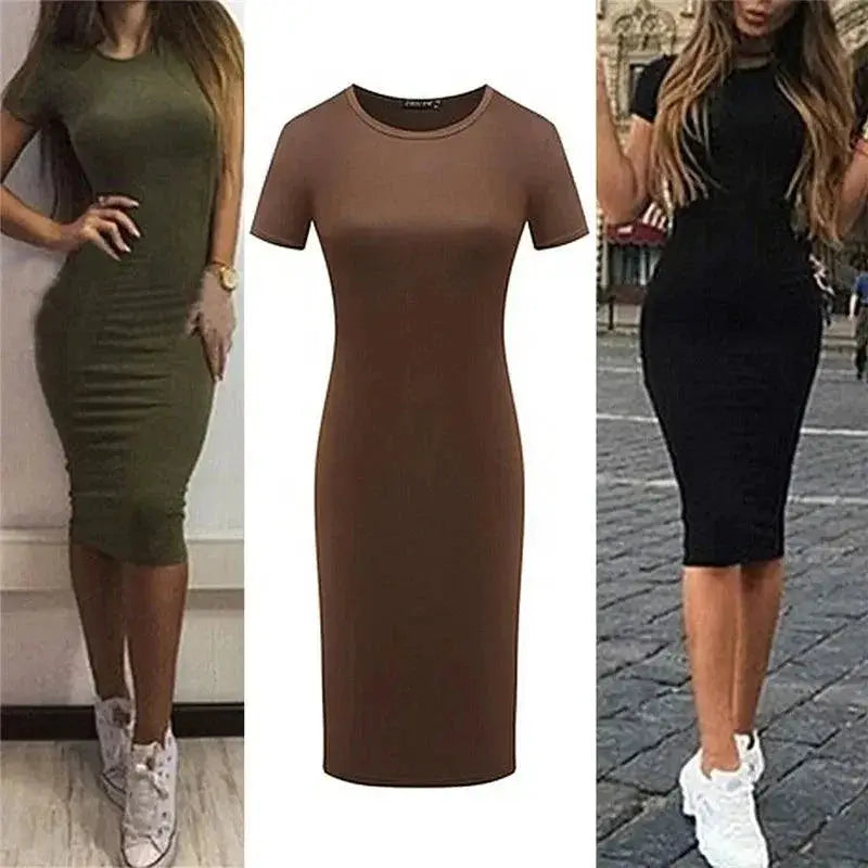 Summer Floral Bodycon Midi Dress Radiate Confidence In Style