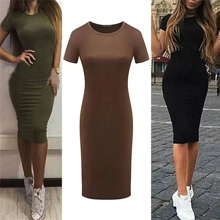 Summer Floral Bodycon Midi Dress Radiate Confidence In Style