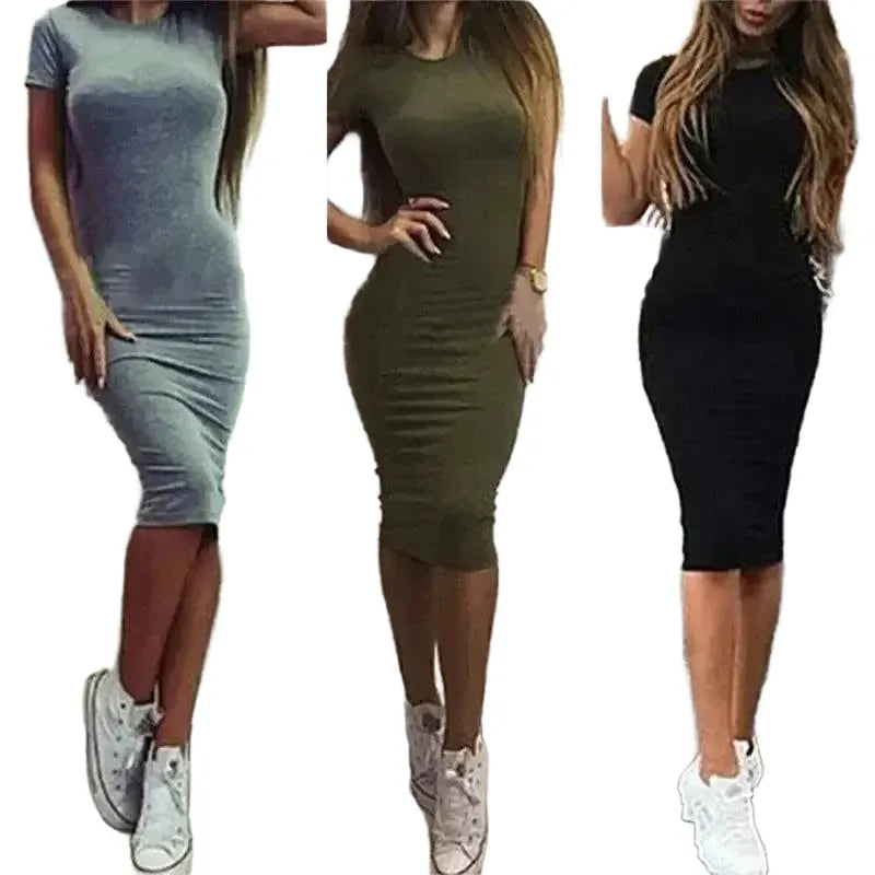 Summer Floral Bodycon Midi Dress Radiate Confidence In Style