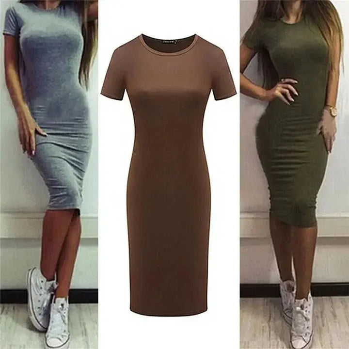 Summer Floral Bodycon Midi Dress Radiate Confidence In Style