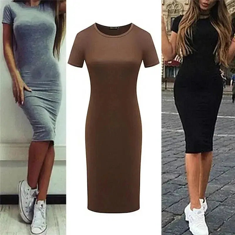Summer Floral Bodycon Midi Dress Radiate Confidence In Style