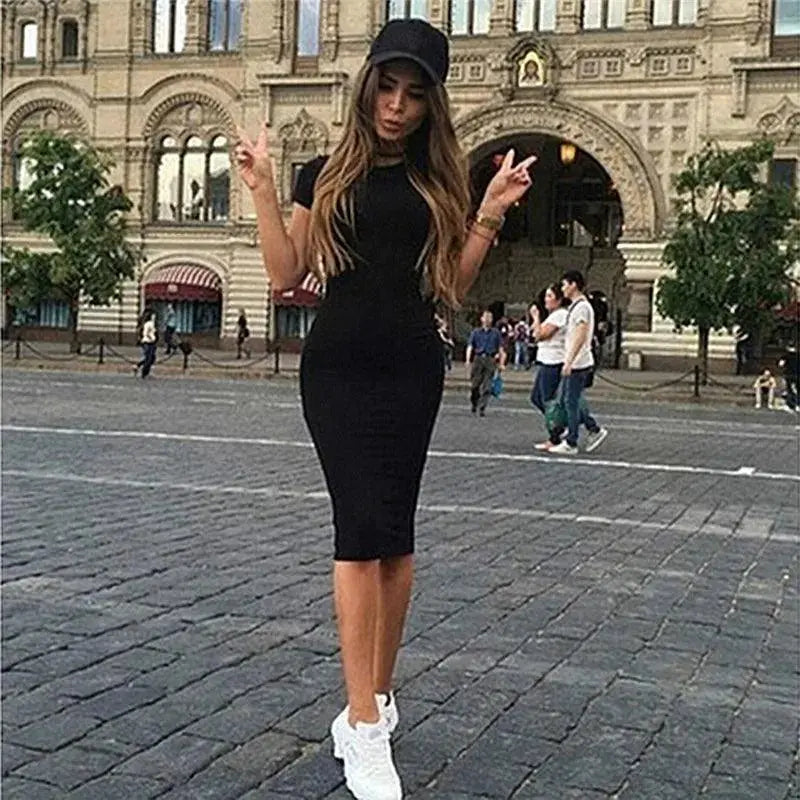 Summer Floral Bodycon Midi Dress Radiate Confidence In Style