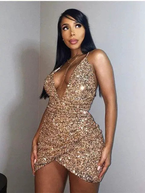 Summer Party Dress Spaghetti Strap Bodycon Silhouette Chic
