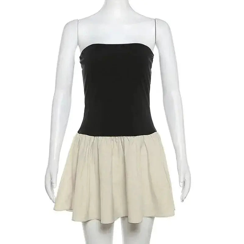 Taruxy Summer Bodycon Off Shoulder Mini Dress Chic