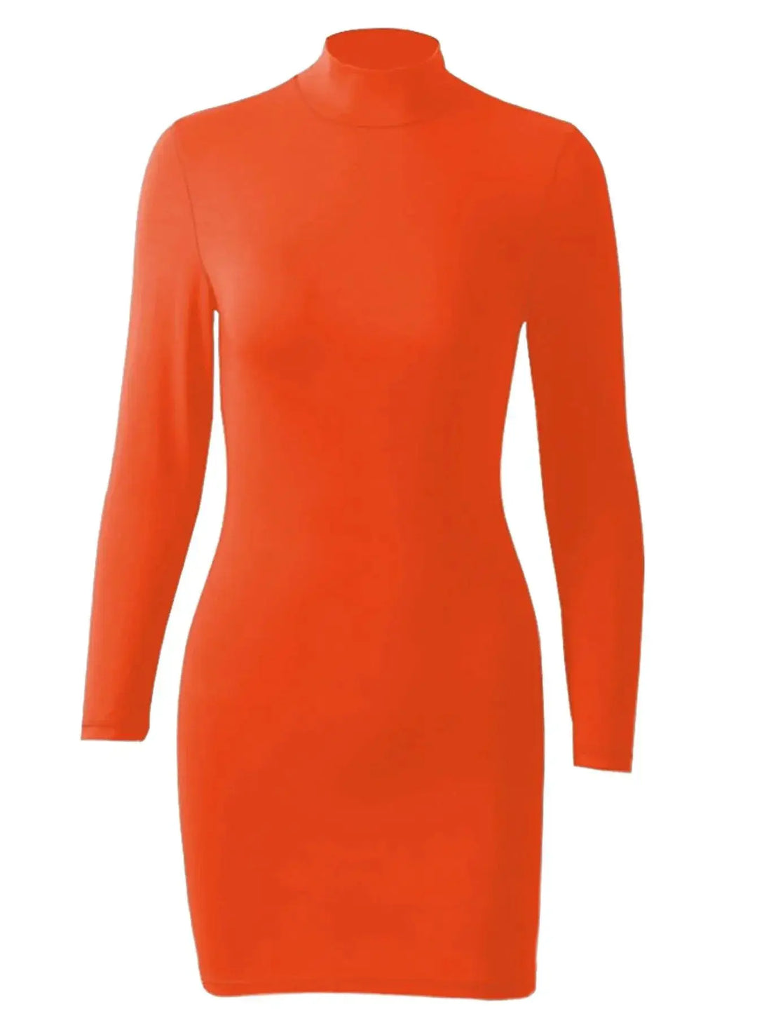 Chic Turtleneck Bodycon Dress for Sophisticated Women