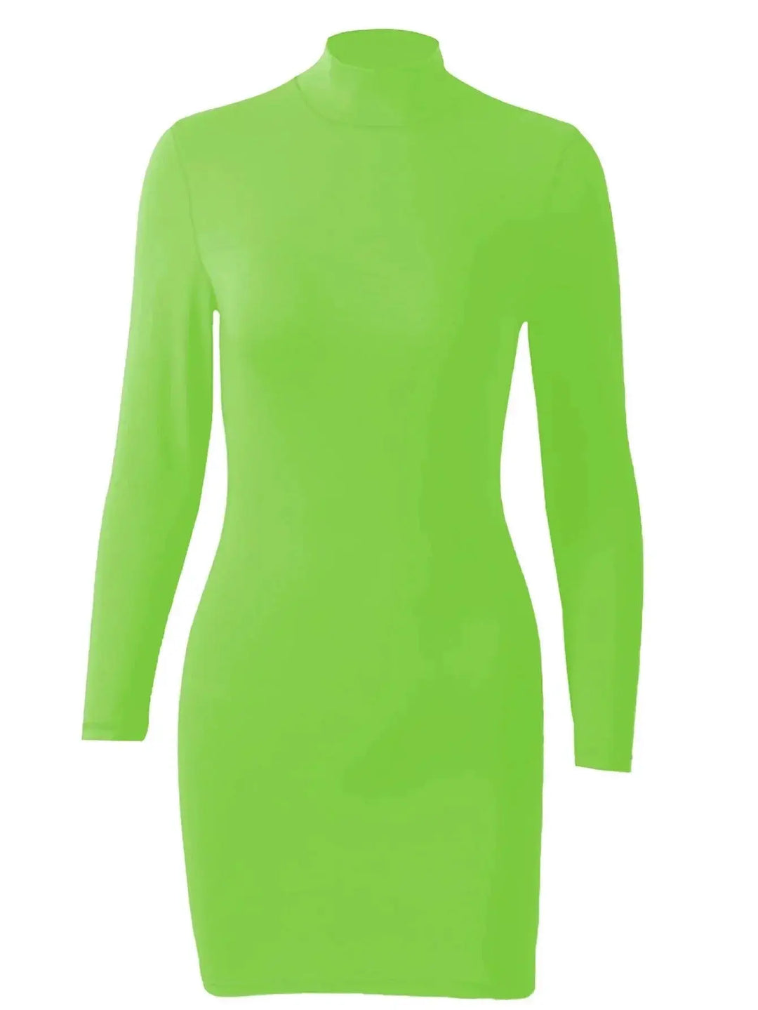 Chic Turtleneck Bodycon Dress for Sophisticated Women