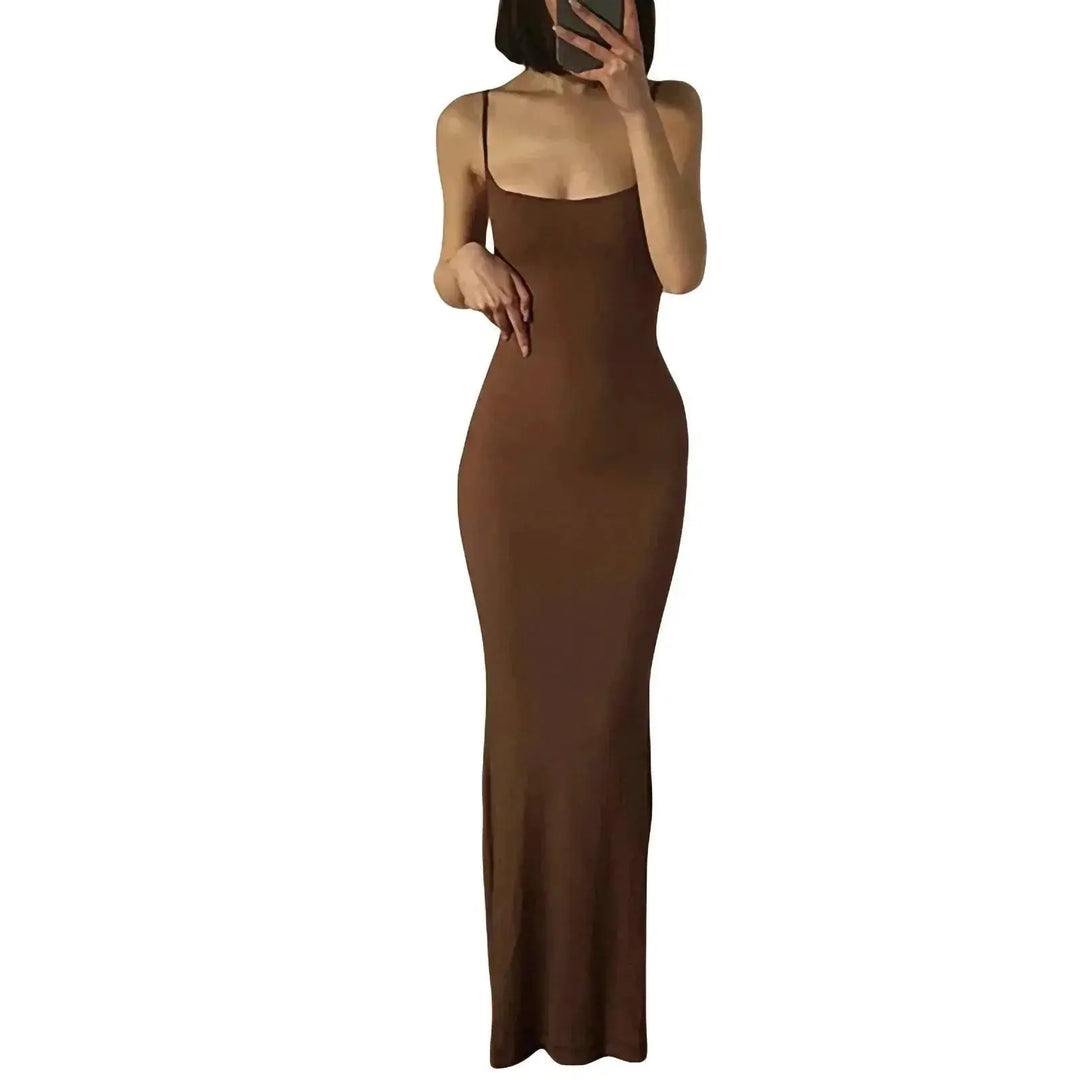Y2K Sexy Bodycon Long Dress Elegant Summer Evening Wear