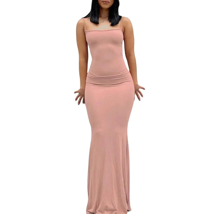 Y2K Sexy Bodycon Long Dress Elegant Summer Evening Wear