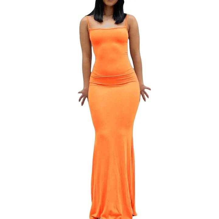 Y2K Sexy Bodycon Long Dress Elegant Summer Evening Wear