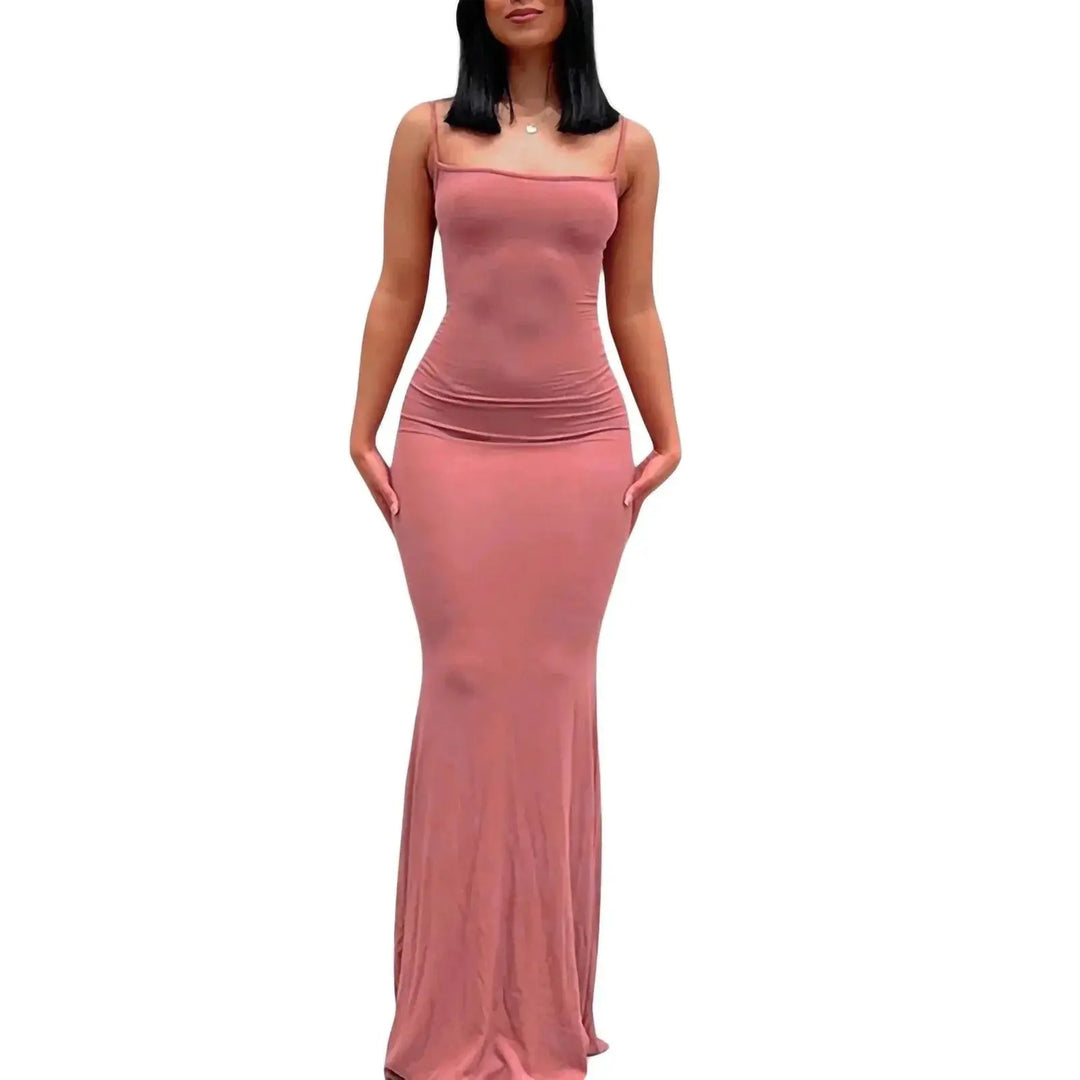 Y2K Sexy Bodycon Long Dress Elegant Summer Evening Wear